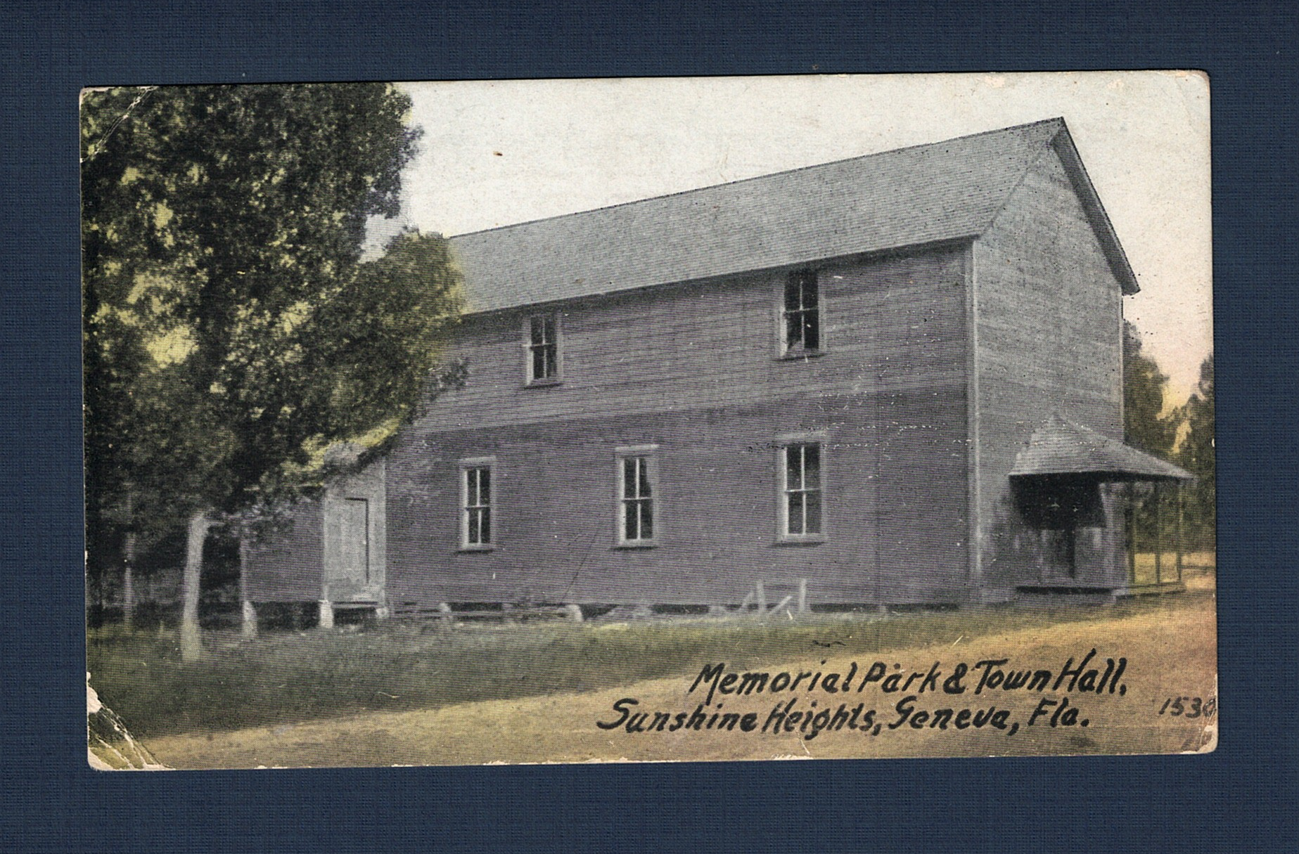 19210713 Sanford FL to New York NY - Front